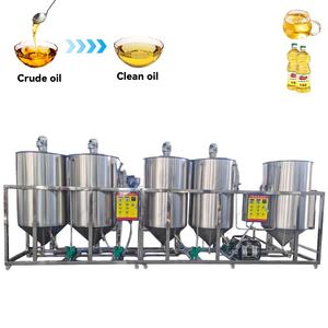 อุปกรณ์การกลั่นน้ำมันที่กินได้ขนาดเล็กถั่วลิสงเรพซีดถั่วเหลืองวอลนัทสายการผลิตการกลั่นน้ำมันดอกทานตะวัน - Product Image 2