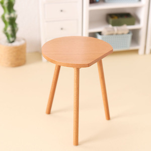 Miniatur-Lebensmittel-Spielzeug Kirschholz-Couchtisch 1:12 für Ob11 Puppenhaus 6-Punkt-Bjd-Möbel Puppenhausmöbel - Product Image 1
