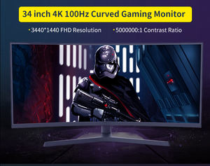 Moniteur de jeu incurvé UHD large 4k 100hz 34 <span class=keywords><strong>pouces</strong></span> pour ordinateur - Product Image 3