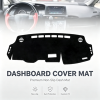 Housse de tableau de bord pour Toyota Wish 2010 2011 2012, accessoires automobiles, housse de protection pour tableau de bord avec fonction antidérapante