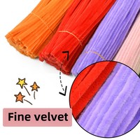 Pack de Matériaux DIY Couleur Macaron en Gros – Bâton Pliable Haut de Gamme avec Fleur en Peluche Artificielle pour Décorations de Fête