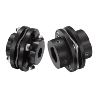 Accouplement flexible universel à disque unique SFS JM à diaphragme, en acier inoxydable, à jeu nul, à couple élevé, pour machine CNC