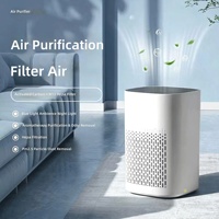 Purificateur d'air intelligent en plastique avec veilleuse, désodorisant et aromathérapie, purificateur d'air HEPA de bureau, élimination des odeurs, alimentation USB, moins de 36 dB