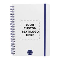 Cuaderno Espiral Personalizado con Banda Elástica, Papel Reciclado, Bloc de Notas con Líneas, Ecológico, Impresión de Logotipo Personalizado, Fabricante, Venta al Por Mayor