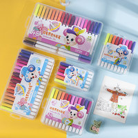 Ensemble de stylos pinceaux à pointe feutre personnalisés par le fournisseur, logo personnalisé, stylo à pointe feutre pour la calligraphie, marqueur d'art à l'eau douce pour la peinture à l'aquarelle