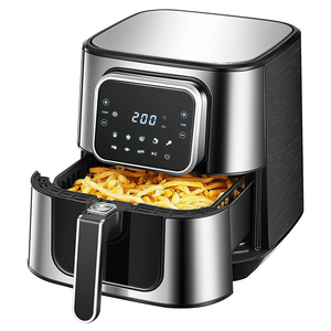 Friggitrice ad Aria Elettrica Quadrata in Acciaio Inox da 8L con Display Digitale, Grande Capacità <span class=keywords><strong>XL</strong></span> per Uso Domestico - Product Image 3