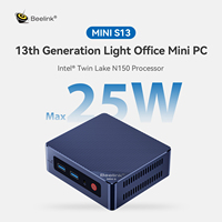 Beelink MINI S13 Pro Intel Celeron N150 12gen Office Mini PC 4C/4T 2GHz jusqu'à 3.6GHz Ordinateur de bureau Gaming Minipcs