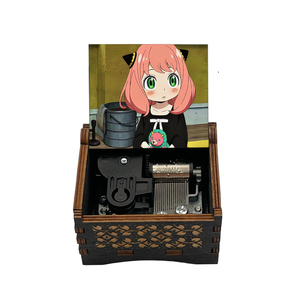 Caja Musical <span class=keywords><strong>de</strong></span> Madera con Mecanismo <span class=keywords><strong>de</strong></span> 18 Notas, Diseño <span class=keywords><strong>de</strong></span> Anime Anya Forger, Impresión a Color, <span class=keywords><strong>Canción</strong></span> <span class=keywords><strong>de</strong></span> Frutos Secos Mixtos, Regalo para Fanáticos del Anime - Product Image 6