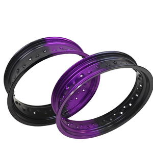 Llanta <span class=keywords><strong>Supermotard</strong></span> de 17 Pulgadas 3.5 4.25 4.5 5.0 Pulgadas, Aleación de Aluminio, Oxidación de Dos Colores, para Supermoto - Product Image 2