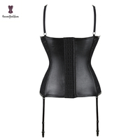Grande Taille S-xxxxxxl 10 Plastique Désossé Corsage Corselet Mesh Net Floral Brodé Extrême Sexy Busty Bustier Corset Lingerie Wom