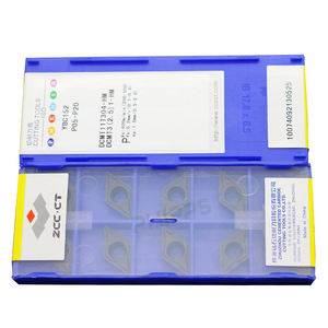 Pastilhas CNC ZCC CT DCMT <span class=keywords><strong>ZCCCT</strong></span> DCMT070204-HF DCMT070208-HM DCMT11T304-HM DCMT11T308-HM YBC252 YBD152 - Product Image 2