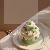 Bougie parfumée en forme de cupcake, fabrication directe d'usine, OEM, décoration de pâtisserie, décoration de la maison, bougie alimentaire, boîte cadeau personnalisée, plusieurs saveurs de fruits rouges