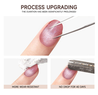 Vernis à Ongles Gel UV Œil de Chat de Luxe Professionnel 17 Couleurs, Très Pigmenté, Longue Tenue, Résine Soak-Off pour DIY, Gel de Couleur d'Art
