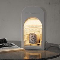 Lampe chauffe-cire électrique de luxe en gypse, style européen, pour la décoration intérieure, lampe créative blanche pour la fonte de cire