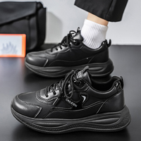 M8812 Nouvelles baskets tendance pour hommes en cuir PU respirant, chaussures de course polyvalentes blanches, chaussures de sport et de loisirs pour hommes 2026