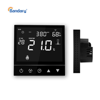 Contrôleur de chauffage par le sol électrique WiFi Tuya Thermostat Modbus sans fil à écran tactile LCD pour HVAC