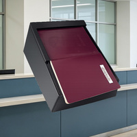 Pemindai Dokumen Antarmuka USB Pembaca Biometrik NFC RFID MRZ OCR E-Passport ID Elektronik untuk Penggunaan Meja Kios Kartu Hotel