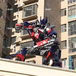 Statue géante en métal de 6 pieds pour l'extérieur, <span class=keywords><strong>sculpture</strong></span> réaliste grandeur nature de <span class=keywords><strong>robot</strong></span> cosplay Bum-Blebee, grande <span class=keywords><strong>sculpture</strong></span> Optimus Prime Transformer - Product Image 2