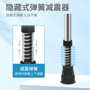 Béquilles en forme de F Lfcare en acier inoxydable légères pour personnes âgées, aide à la mobilité - Product Image 3