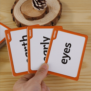 Vente en gros de puzzles pour l'éducation précoce des enfants, jeux de société, cartes de pratique en papier fantaisie durable avec lettres anglaises - Product Image 4