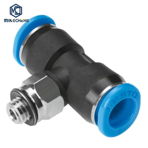 Válvula de Control de Flujo de Aire QSMT-6-100 130783 QSMT-8-100, Controlador de Velocidad Neumático con Tornillo de Medición de un Toque - Product Image 1