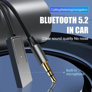 New 2 Trong 1 Không Dây Transmitter Bluetooth 5.2 Receiver USB Để 3.5Mm Jack Xe Âm Nhạc Âm Thanh AUX Xe Bluetooth Adapter Rảnh Tay Kit - Product Image 6
