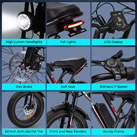 Vélo Électrique Tout-Terrain en Gros d'Usine Certifié EN15194 UL2849, Stock UE/USA, Suspension Intégrale, Pneus Larges, Contrôle par Application