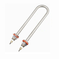 Chauffe-eau immergé en forme de U 2KW 3KW 4KW en acier inoxydable pour réservoir d'eau et cuve de fermentation