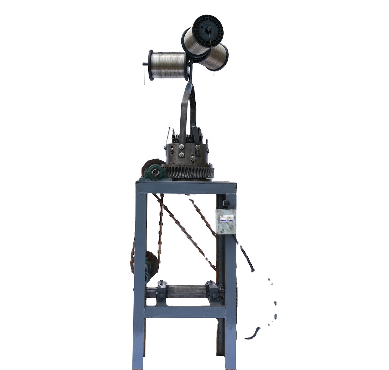 Tube sleeve mesh circulate sewing machine