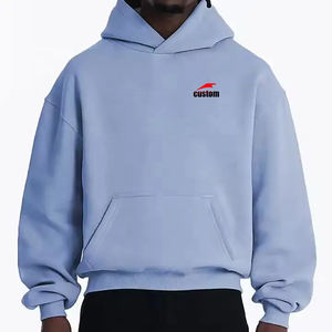 Survêtement personnalisé de qualité supérieure en molleton uni, décontracté, 100 % coton, coupe ample, avec <span class=keywords><strong>sweat</strong></span> à capuche oversize, modèle vierge - Product Image 3