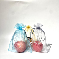 Sac publicitaire en organza imprimé sérigraphié avec logo personnalisé 6*8 pouces, pour cadeaux, cosmétiques, bijoux, avec cordon de serrage, couleur personnalisée, multi-usages