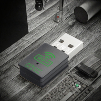 Receiver USB WiFi 6 AX900 Original Brand Nirkabel, Driver Gratis, BT 5.4, Adaptor Internal 2-in-1, 10/100Mbps untuk Laptop, Ready Stock
