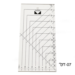 Righello quadrato da mezzo pollice quadrato 9 1/2 "X 16" strumento per trapuntatura righello multifunzione DT serie - Product Image 2