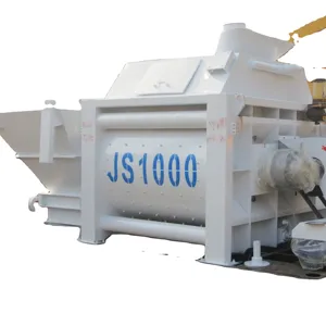 공장 도매 JS1000 모래 및 자갈 자동 콘크리트 믹서 강제 이중 수평 샤프트 시멘트 모르타르 판매