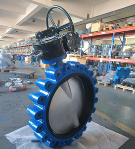 ANSI/DIN tiêu chuẩn dễ uốn sắt Hướng dẫn sử dụng Van bướm Worm Gear <span class=keywords><strong>Lug</strong></span> loại PN10/16 dn1000 cho nhiệt độ cao nước phương tiện truyền thông - Product Image 3