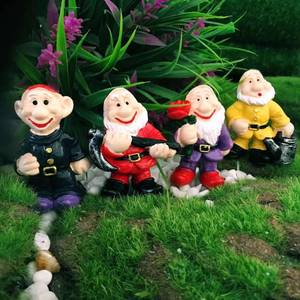Miniatur <span class=keywords><strong>Garten</strong></span> Zwerge Elfen Ornamente Moos Mikro Landschaft Fee Dekorationen Mini Harz Handwerk Figur Bonsai Home Decor - Product Image 4