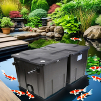 Filtre biologique pour bassin SUNSUN Eco-Friendly CBF-350, carré, en plastique ABS, 8000L/h, certifié CE/GS, système de filtration pour poissons, piscine, extérieur, jardin