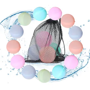 New Summer Pool Toys Fast Inflatable Water Balloon Reusable Filled Water Balloon Easy Self-Closing Fast Sealed Water Balloon