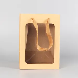 In Stock Brown Kraft Gift Bags With Carry Handles Brown Bags Shopping Bags Retail Bags Handmade Kraft Bags For Small Businesses