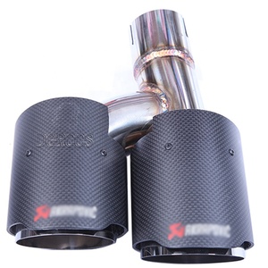 Accesorios Exteriores para Modificación de Tubo de Escape de Fibra de Carbono Scorpio de Doble Cara y Cuatro Salidas para A3 S3 Three Box - Product Image 6