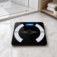 Balance connectée Bluetooth pour la composition corporelle, synchronisation des données de santé avec le téléphone, certifiée CE et RoHS, impression de logo de marque personnalisée