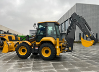Mesin Konstruksi China XC8-S3580 73.5kW Mini Backhoe Loader Kapasitas Angkut 1.3m³ Bucket 6-in-1 Standar, Laris Terjual