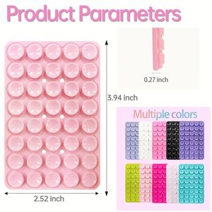 Soporte Adhesivo de Silicona Antideslizante Personalizado con 40 Ventosas para Teléfono Móvil - Product Image 3