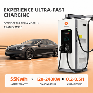 StarCharge Chargeur de voiture électrique 180 kW à haute efficacité (97 %) avec écran tactile 10,4 pouces, 300 A CCS2 OCPP 2.0, pour station de recharge - Product Image 2
