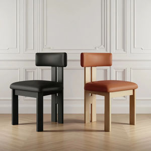 Pháp phong cách Đồ nội thất nhung ăn bàn ghế chống xước mèo da ăn ghế hiện đại sang trọng - Product Image 4