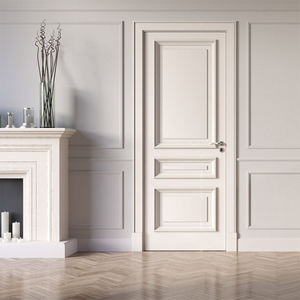 職人の家のデザインホテルの寝室の入り口豪華な内部固体内部白内部ドア - Product Image 1