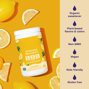 Polvere Elettrolitica per Idratazione 315g Senza Zucchero 0 Calorie, Mix per Bevande Keto, Supporto Energetico e Immunitario, Integratore Nutrizionale <span class=keywords><strong>Sportivo</strong></span> per Adulti - Product Image 3