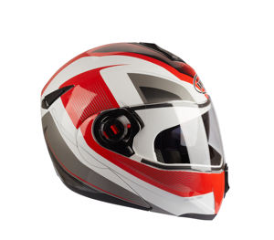 خوذة قلاب من البلاستيك ABS جديدة للدراجات النارية بحاجب مزدوج - Product Image 5