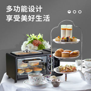 Máquina de Desayuno Eléctrica <span class=keywords><strong>3</strong></span> <span class=keywords><strong>en</strong></span> <span class=keywords><strong>1</strong></span> <span class=keywords><strong>en</strong></span> Oferta: <span class=keywords><strong>Microondas</strong></span>, Horno Tostador y Cafetera con Sartén para Uso Doméstico y Hotelero - Product Image 2