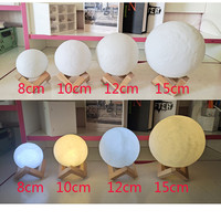 Lampe de chevet lune, veilleuse décorative, lampe planète, veilleuse en forme de lune